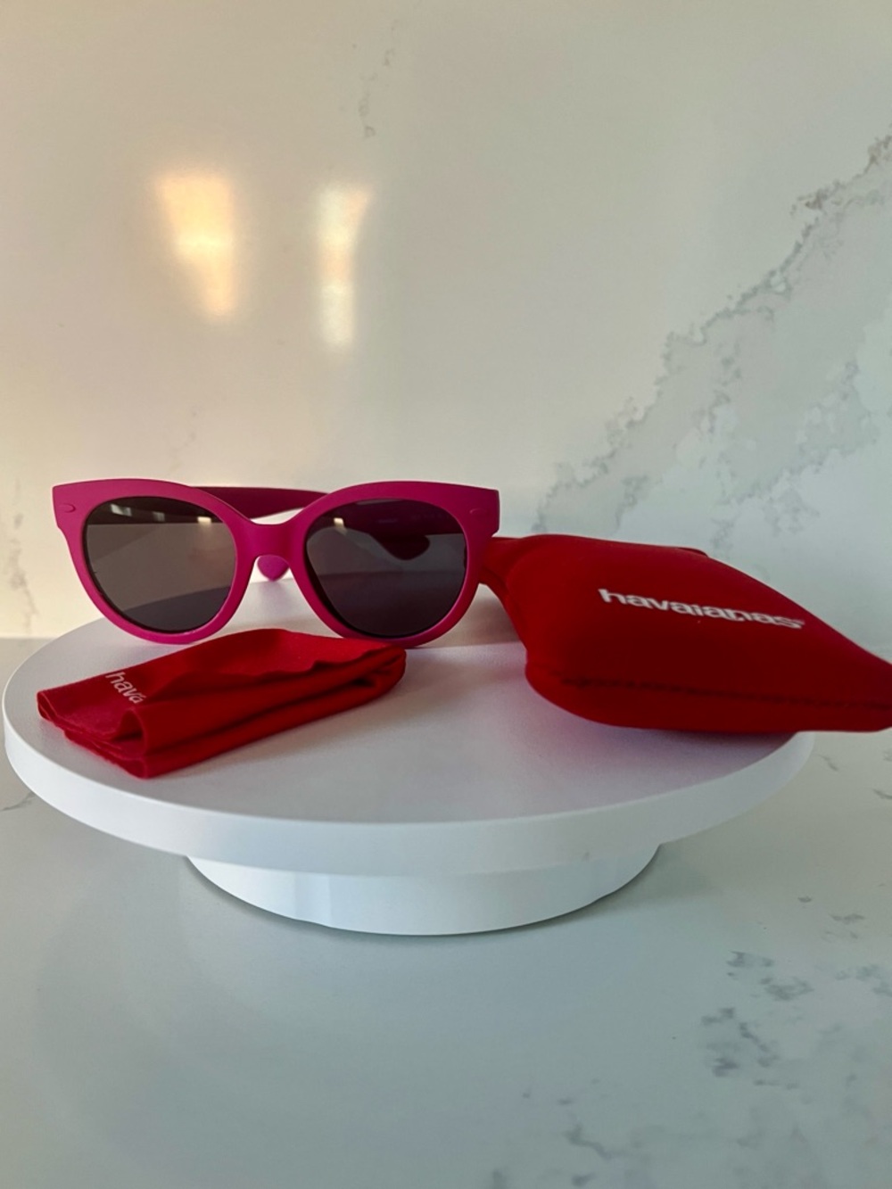Havaianas Sunglasses Women's Noronha Bubble Gum Pink, 47 mm NWOT